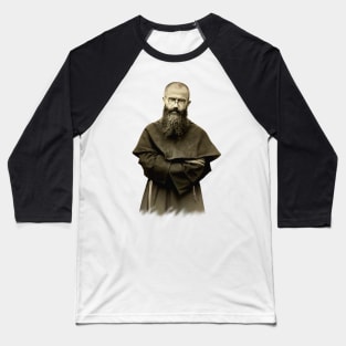 Saint Maximilian Kolbe Baseball T-Shirt